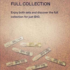 Henry Rose 8 fragrances sample set